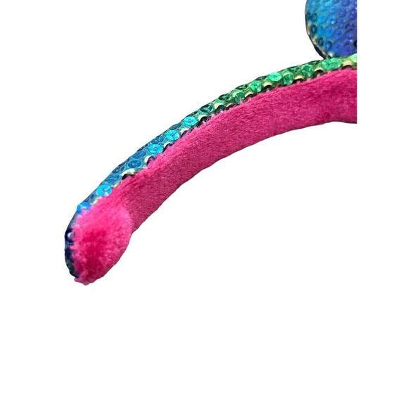 Disney Parks Rainbow Sequin Minnie Mickey Mouse Ears Headband Girls Colorful - Picture 2 of 15